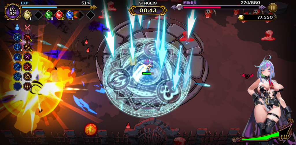 图片[4]-恶魔幸存者 DeviDeviSurvivor v1.0.1 解锁完整版，美少女肉鸽割草的生存挑战