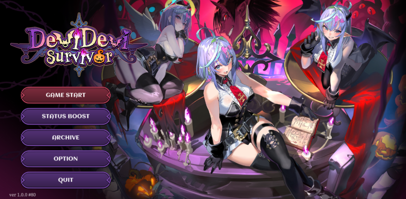 恶魔幸存者 DeviDeviSurvivor v1.0.1 解锁完整版，美少女肉鸽割草的生存挑战