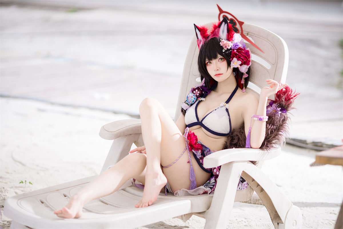 #九柒喵 - 蔚蓝档案 狐坂若藻 泳装 [23P-156.81 MB]