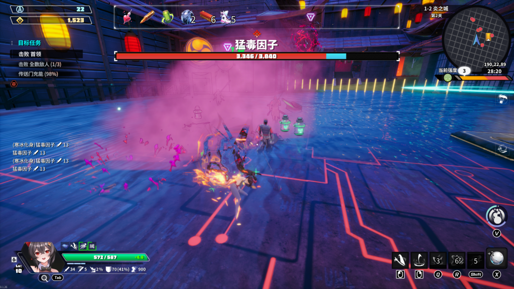 图片[3]-无尽爱丽丝,动作游戏,肉鸽,Roguelike,黑暗奇幻,Steam游戏,永久死亡,快节奏战斗