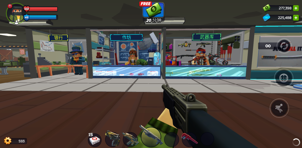 图片[1]-像素战斗：僵尸突袭 v5.11.9 MOD菜单版，运用丰富武器对抗各类变异僵尸，体验硬核射击快感与生存挑战