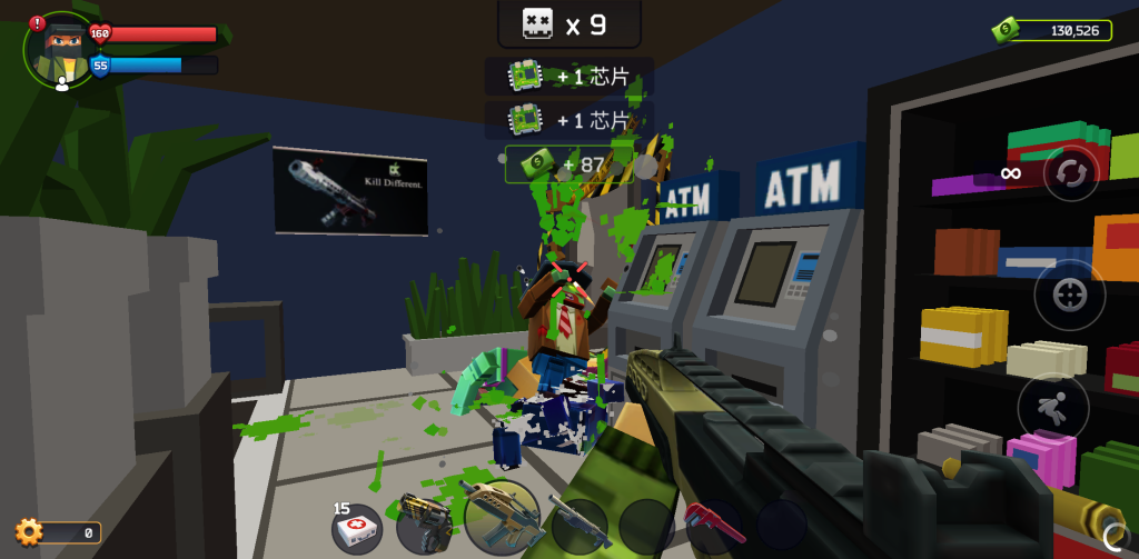 图片[5]-像素战斗：僵尸突袭 v5.11.9 MOD菜单版，运用丰富武器对抗各类变异僵尸，体验硬核射击快感与生存挑战