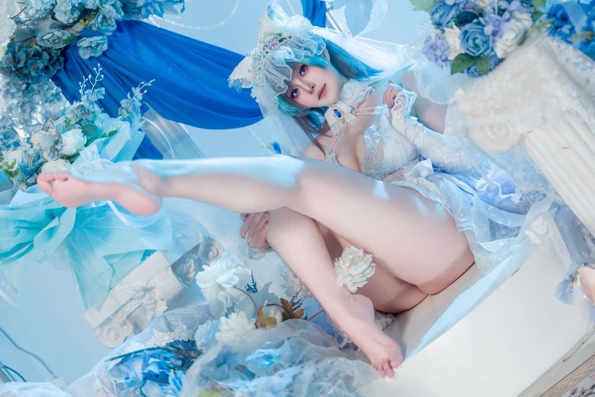 图片[1]-#Natsuko夏夏子 - 碧蓝航线 柴郡婚纱 [70P-623.99 MB]