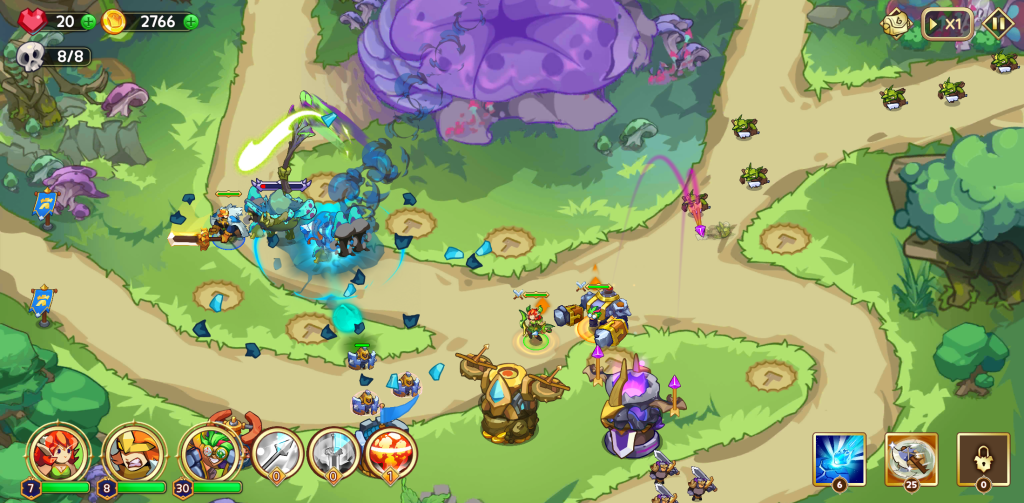 图片[4]-塔防之王5 v1.0.146 免付费解锁+MOD菜单版，布置防御塔、招募英雄，抵御一波又一波的敌人进攻