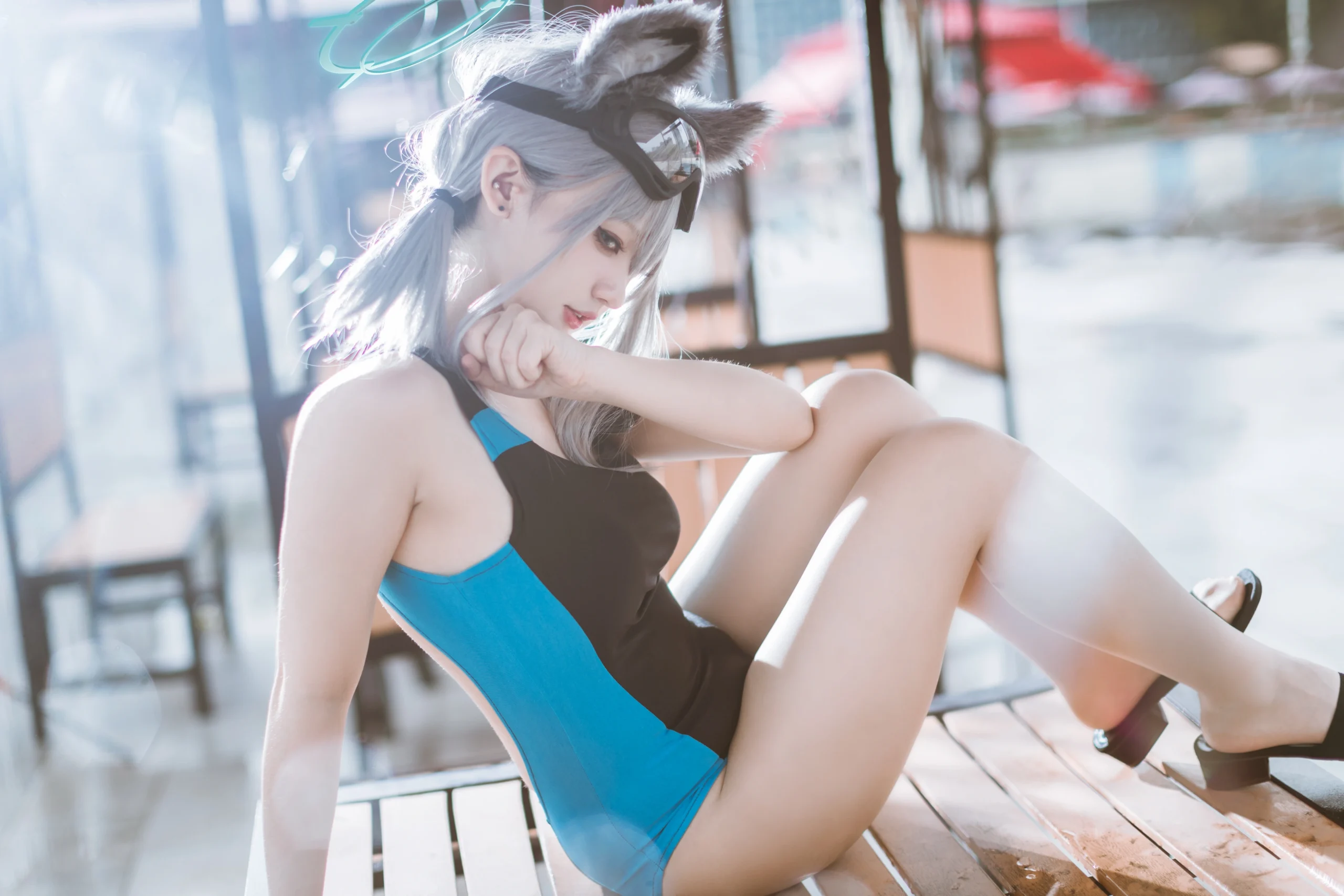 #Lu NO.009 蔚蓝档案 砂狼白子 水着 [15P-119.82 MB]-资源社 - 分享优质实用软件、教程